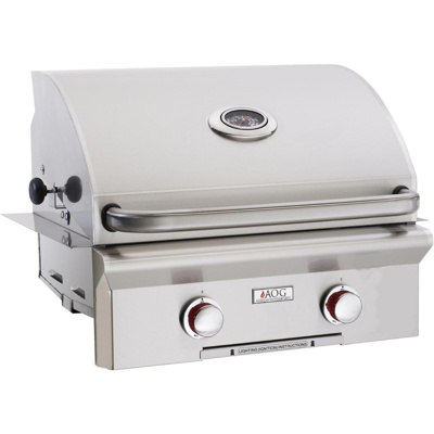 American Outdoor Grill (AOG) T Series 24" Built-In 2 Burner Grill, Propane (24NBT-00SP)