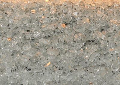 Empire Comfort Systems 1/4" Clear Frost Crushed Glass, Approx. 1 sq. ft. (DG1CLF)