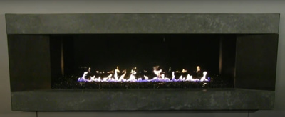 Golden Blount LFP Series 60" B-Vent Linear Fireplace, Natural Gas (LFP6018-NG)
