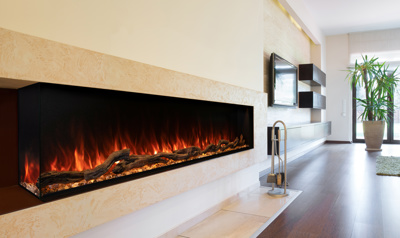 Modern Flames Landscape Pro Multi 80” Linear Multi-Sided Fireplace, Electric (LPM-8016)