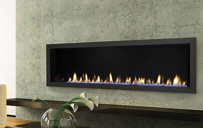 Heat & Glo Mezzo 72" Direct Vent Linear Fireplace with Intellifire Touch Ignition, Natural Gas (MEZZO72-C)