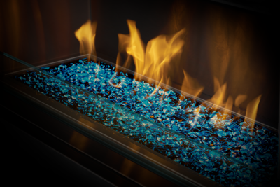 Napoleon Blue Glass Beads - Required Quantities Vary by Fireplace or Fire Table(MKBB)