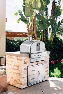 Summerset Built-In Countertop Outdoor Pizza Oven, Natural Gas (SS-OVBI-NG)