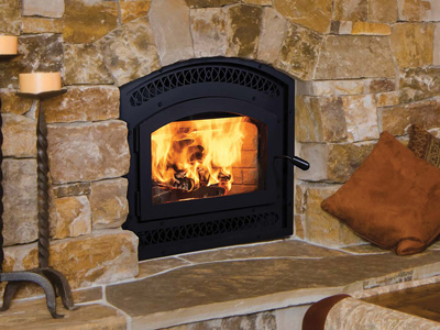 Superior 37" EPA Certified Wood Burning Fireplace, White Stacked Brick (WCT6920WS) (F4482)