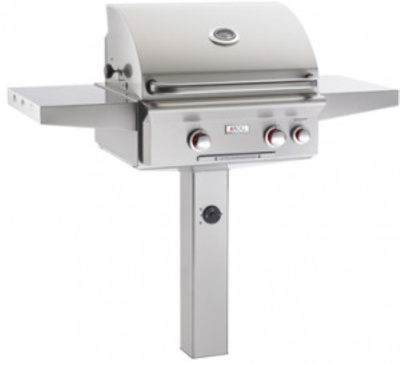 American Outdoor Grill (AOG) T Series 24" Freestanding In-Ground Post 2 Burner Grill, Propane (24NGT-00SP)