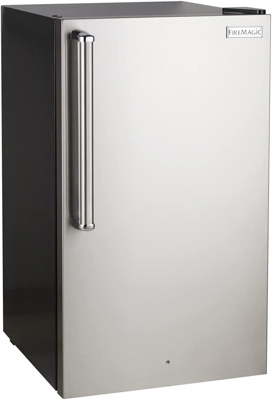 FireMagic 20" Stainless Steel Compact Refrigerator with Reversible Door Hinge (3598-DR)