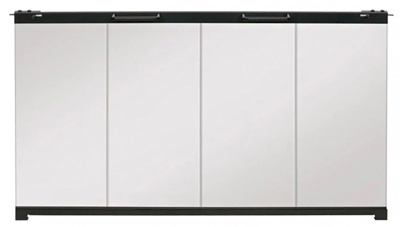Dimplex 39” Black Single Pane Bi-Fold Door for BF39 Fireplaces (BFDOOR39BLKSM)