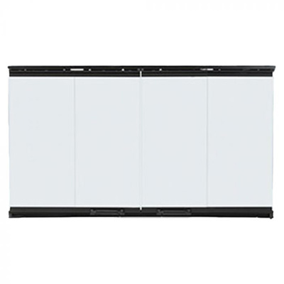 Majestic 36” Black Trim Bi-Fold Glass Doors (DM1036)