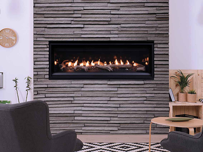 Superior DRL2000 Series 55" Direct Vent Linear Fireplace with Electronic Ignition, Natural Gas (DRL2055TEN) (F4236)
