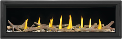 Napoleon 4 Piece Black Finishing Trim for LV62 Fireplaces (FTLV62BK)