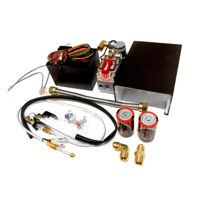 Grand Canyon Gas Logs 160K BTU Battery Powered Electronic Ignition Kit, Natural Gas, Includes Remote (GAS-MVKEIKN)