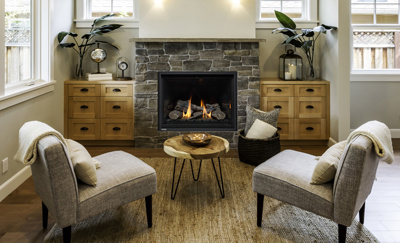 Montigo Divine H Series 38" Direct Vent Traditional Fireplace with IPI Ignition, Natural Gas  (HW38DFNI-2)