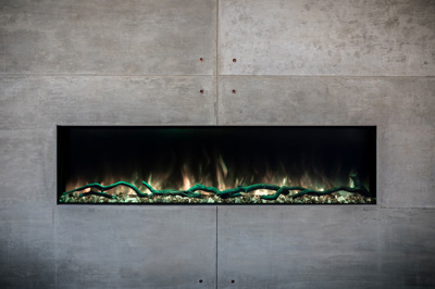 Modern Flames Landscape Pro Slim 80" Built-In Linear Fireplace, Electric (LPS-8014)