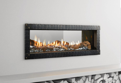 Heat & Glo MEZZO 48" See-Through Direct Vent Linear Gas Fireplace with IntelliFire Touch Ignition (MEZZO48ST-C)