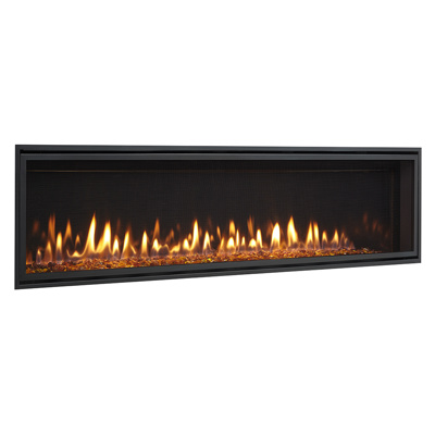 Heat & Glo Mezzo 60 Direct Vent Linear Fireplace with Intellifire Touch Ignition, Natural Gas (MEZZO60-C)
