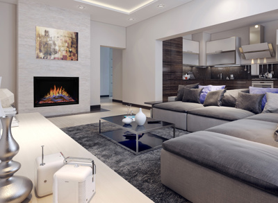 42" ORION TRADITIONAL VIRTUAL ELECTRIC FIREPLACE