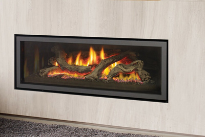 Montigo Phenom 52" Direct Vent Linear Fireplace with IPI Ignition, Natural Gas (P52DFNI-2)