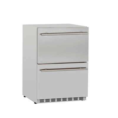 Summerset 24" 5.01C Deluxe Outdoor Rated 2-Drawer Refrigerator (RFR-24DR2-A)