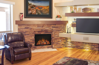 Modern Flames RedStone 26" Built-In Traditional Fireplace, Electric (RS-2621)