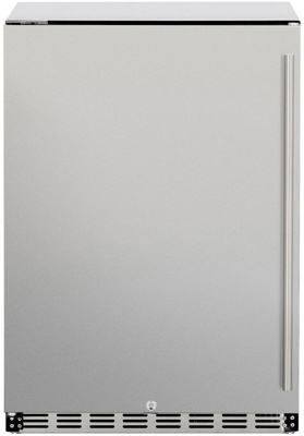 Summerset 24” 5.3C Outdoor Rated Deluxe Refrigerator,  Right-to-Left Opening (SSRFR-24D-R)