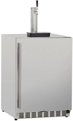 Summerset 24” 6.6ft3 Outdoor Rated Deluxe Kegerator with Single Tap Tower (Was RFR-DK1) (SSRFR-24DK1)