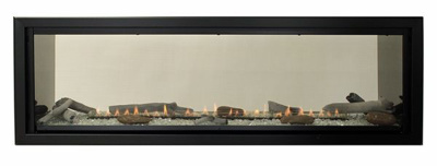 Empire Comfort Systems Boulevard 48" Vent Free Linear See-Through Fireplace, Natural Gas (VFLB48SP90N)