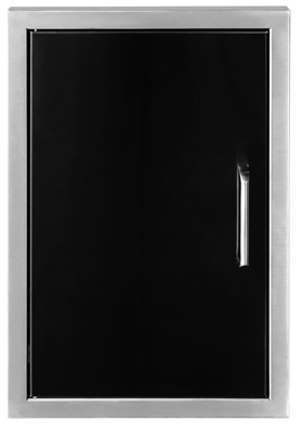 Wildfire 20" x 27" The Ranch Black Stainless Steel Vertical Single Door (WF-VSD2027-BSS)
