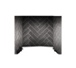 Napoleon Westminster Grey Herringbone Brick Panels for 36” Elevation X Fireplaces (DBPEX36WH)