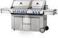 Napoleon Prestige Pro™ 825 Stainless Steel 6 Burner Grill with Infrared Side and Rear Burners, Propane (PRO825RSBIPSS-3)