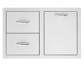 Summerset 33" 2-Drawer and Propane Tank Pullout Drawer Combo (SSDC2-33LP)