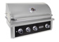 Wildfire 36" Ranch Pro Black 304 Stainless Steel Gas Grill, Natural Gas (WF-PRO36G-RH-NG)