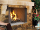Superior WRE4500 Series 42" Outdoor Wood-Burning Fireplace, White Herringbone Paneled Brick (WRE4542WH) (F0444)